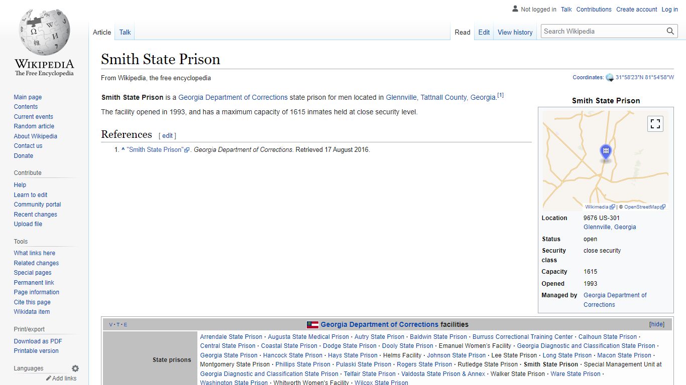 Smith State Prison - Wikipedia